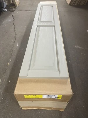 Lot Of 10 Builders Edge Raised Panel Vinyl Exterior Shutters 12”x60” Clay New - Image 1 of 4
