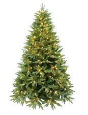 Evergreen Valley Fraser Fir Christmas Tree Pre-lit with warm white LED lights