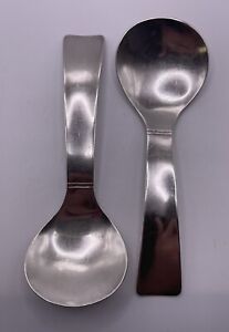 Sterling Silver Allen Adler Pair of 5" Spoons