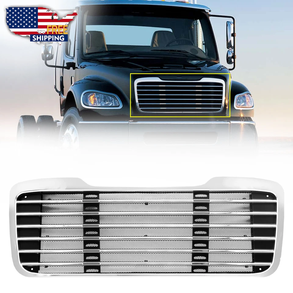 Rejilla para semirremolque Freightliner M2 Clase 100 106 112 2002-2022 con pantalla de errores Foto 1 de 4