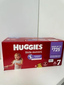 Huggies Little Movers Size 7, 88 Count - Picture 1 of 1
