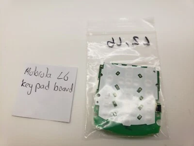 New Motorola L6 Keypad Sim card Board UK3POST - Image 1 of 4