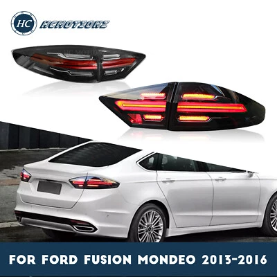 Luces traseras LED de humo HCmotion para Ford Fusion Mondeo 2013-2016 Foto 1 de 4