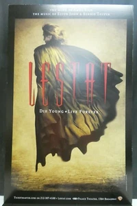 Lestat Die Young Live Forever Theater Broadway Window Card Poster 14" x 22" - Picture 1 of 6