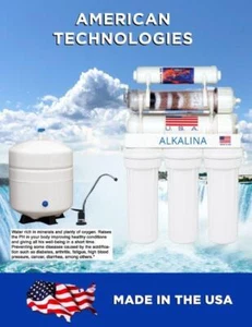 American Technologies Alkalina Filtro de agua alcalina Ionizador de agua - HECHO EN EE.UU. - Imagen 1 de 12