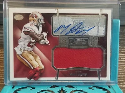 2015 Panini Donruss Signature Series RPA 49ers Mike Davis RC Auto - Image 1 of 2