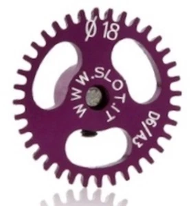 Engranaje Slot.it SIGA1836E, 36T, bobinadora angular, 18 mm, piezas de repuesto Ergal Light, 1/ pieza - Imagen 1 de 1