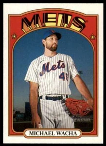 2021 Topps Heritage French Text Variation #344 Michael Wacha Mets - Bild 1 von 1