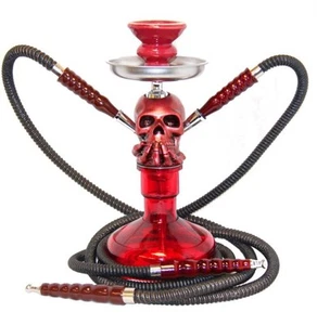 Skull On Hand Hookah with interlock system 2 hose - Picture 1 of 10