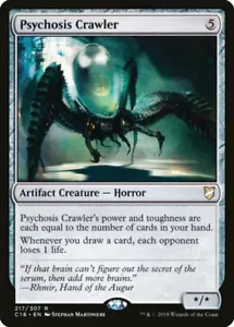 PSYCHOSIS CRAWLER NM Commander 2018 mtg Grey - Artifact Rare - Picture 1 of 1