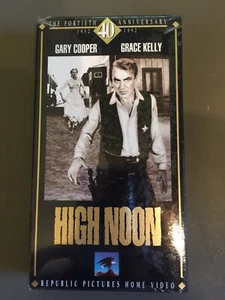 High Noon VHS Gary Cooper Grace Kelly BNIB Sealed Academy Award Winner - Imagen 1 de 2