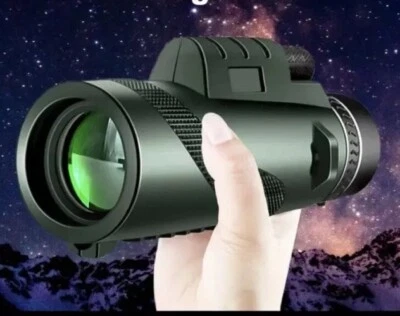 Monocular Telescope W/ Tripod 40x Mag. Attaches To Cell Phone For Pics & Videos - Image 1 of 4