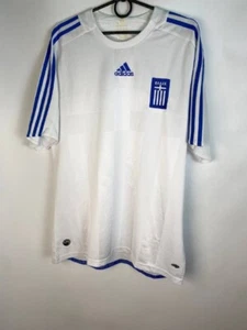 GREECE 2008 2009 AWAY FOOTBALL SHIRT SOCCER JERSEY ADIDAS 627006 Size L - Picture 1 of 6