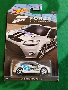 2017 Hot Wheels 09 Ford Focus RS #1 weiß Forza Motorsport - Bild 1 von 4