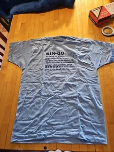 Vintage Screen Stars Bingo Definition  FunnyT Shirt Gambling 1984 Single Stitch  - Picture 1 of 11