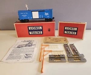 LIONEL No 3424 Lt. Blue & 3424-100 Wabash Operating Brakeman Set OB 1956-58 - Picture 1 of 23