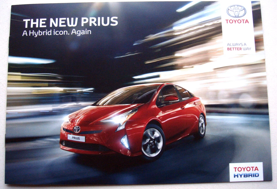 Toyota . Prius . Toyota Prius . November 2015 Sales Brochure - Image 1 of 1