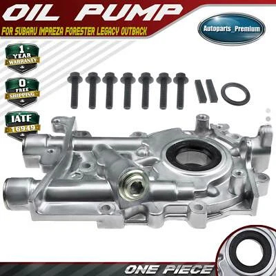 New Engine Oil Pump for Subaru Forester Impreza Legacy Outback Baja H4 2.5L SOHC - Image 1 of 4