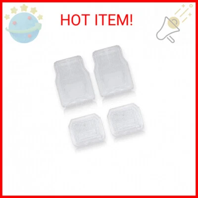 Alfombrillas Vaygway para todo clima - Universal 4 piezas interior coche - goma transparente coche  Foto 1 de 2