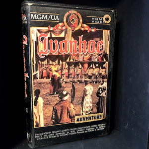 Ivanhoe VHS 1952 Stars Elizabeth Taylor Robert Taylor Clamshell Case Tested VGC - Picture 1 of 7