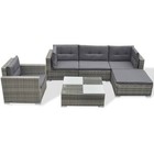 Lounge Set Grey vidaXL