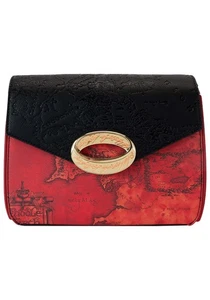 WB Herr der Ringe Der Eine Ring Umhängetasche | Erwachsene Taschen Rot Karte von Middl... - Bild 1 von 5