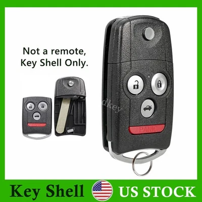 For Acura TL 2007 2008 2009 2010 2011 2012 2013 2014 Remote Key Fob Case Shell - Image 1 of 4