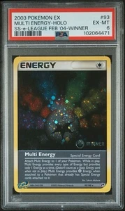 2003 Pokémon EX Sandstorm 93 Multi Energy Winner Holo PSA 6 EX-MT - Picture 1 of 2