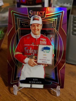 2025 Select Racing Ken Schrader Grandstand Purple Prizm 109/199 SP  - Image 1 of 2