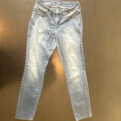 NYDJ Skinny Jeans Size 4P – Classic Blue Denim Stretch Fit - Image 1 of 4
