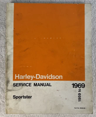 Harley Davidson Sportster 1959 a 1969 manual de servicio 99484-69 Foto 1 de 4