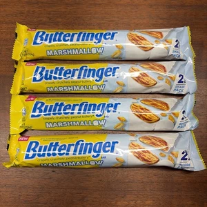 Pack of 4 Butterfinger Marshmallow LIMITED EDITION King Share Size HARD TO FIND - Picture 1 of 3