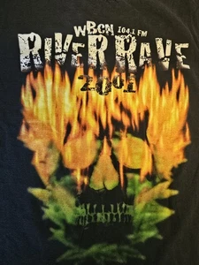 Camiseta de concierto WBCN River Rave 2001 2 caras talla XL - Aerosmith, Green Day, etc. - Imagen 1 de 9