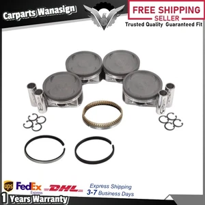 Pistons & Rings Kit For Subaru Impreza WRX Legacy 2.5L 04-13 EJ255 EJ257 Turbo - Picture 1 of 5