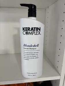 Keratin Complex BLONDESHELL Debrass Shampoo - 33.8oz LITER - Picture 1 of 2