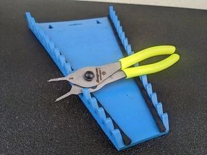 #bj884 Snap-on USA NEW HI VIZ YELLOW Straight .038 Snap Ring Pliers SRPCR3800 - Foto 1 di 11