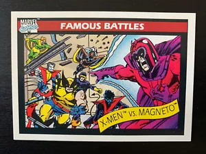 1990 Marvel Comics #100 Famous Battles X-Men vs Magneto - Imagen 1 de 2