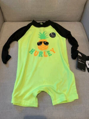 Traje Hurley Nike Rashguard Dri Fit Talla 12 M NUEVO CON ETIQUETAS SPF 50+ Foto 1 de 2