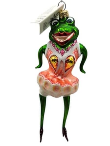 Slavic Treasures Hochdraht Honig Frosch Halloween Christbaumschmuck 00403AFB - Bild 1 von 9