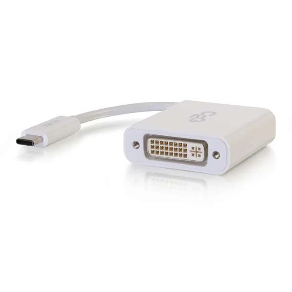 C2G USB-C-auf-DVI-D-Videoadapter - Weiß - Bild 1 von 1