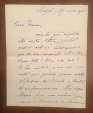 Lettera autografa di Sibilla Aleramo