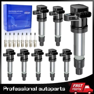 8/Set Ignition Coil UF564 & Iridium Spark Plug for Cadillac DTS SRX STS XLR 4.6L - Picture 1 of 10