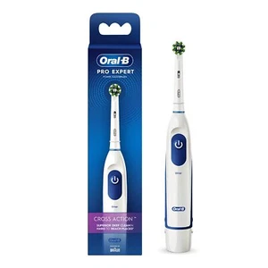 Oral B Electric Toothbrush for adults, Battery Operated with replaceable head - Picture 1 of 5