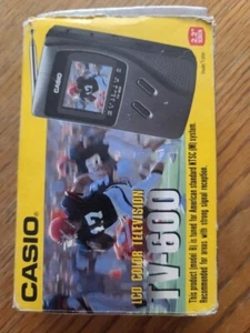 "Casio LCD Color Televisión TV-600BX Modelo B Pantalla de 2,2"" con Caja - Caja Abierta" - Imagen 1 de 2