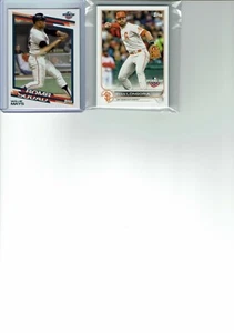 Juego (9) tarjetas base 2022 Topps Opening Day Béisbol Gigantes de San Francisco Equipo ++ - Imagen 1 de 2