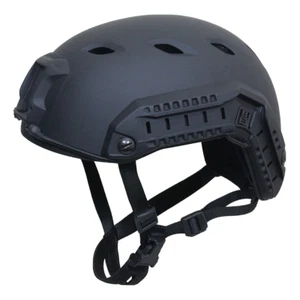 US Paratrooper Helmet with Rail - Black - American Army Airsoft Special Forces - Picture 1 of 4