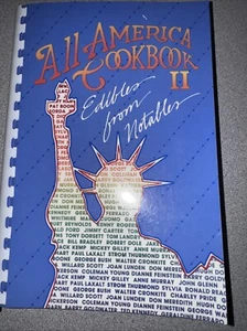 All-American Cookbook II Edibles from Notables Celebrity Recipes Spiral Bound - Picture 1 of 1