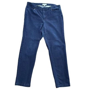 Eloquii Dark Wash Skinny Jeans Stretchy Jeggings Gr. 16 Long Comfort High Rise - Bild 1 von 6