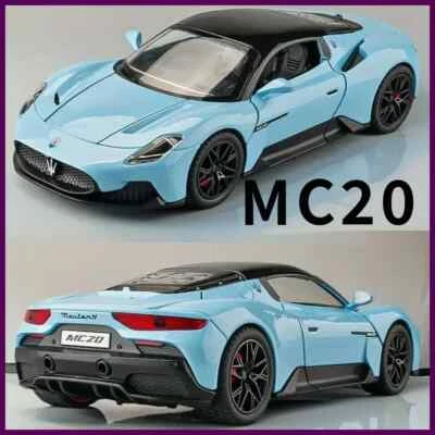 1/22 Maserati MC20 Cabrio Coche Deportivo Modelo Sonido Luz Diecast Coche Colección Foto 1 de 4