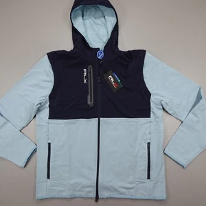 RLX Ralph Lauren Golf Performance Jacket Hooded Convertible Men's Size L $248 - Picture 1 of 9